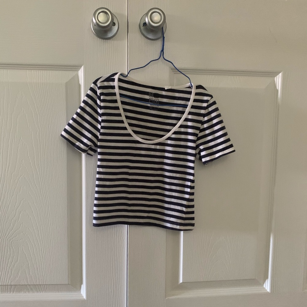 PacSun (Nollie) Striped Crop Top